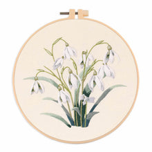 Load image into Gallery viewer, Floral Bouquet Hand Embroidery DIY Kit 20cm
