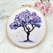 Charger l&#39;image dans la galerie, Vibrant Colorful Tree Hand Embroidery DIY Kit 20cm
