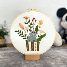 Load image into Gallery viewer, Cat Lover Embroidery DIY Kit 20cm
