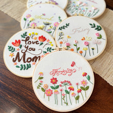 Load image into Gallery viewer, Mother‘s Day Themes Embroidery DIY Kit 20cm
