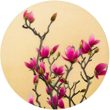 Load image into Gallery viewer, DIY Silk Embroidery kit Magnolia Flowers 20cm
