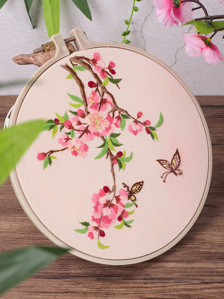 Colourful Bird and flower Embroidery Kit