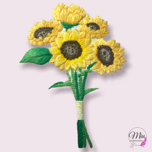 Load image into Gallery viewer, Sunflower Bouquet PDF Embroidery Pattern  + Video Tutorial
