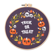 Load image into Gallery viewer, Halloween Modern Hand Embroidery Kit 20cm
