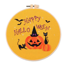 Load image into Gallery viewer, Halloween Modern Hand Embroidery Kit 20cm
