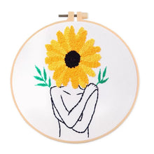 Load image into Gallery viewer, Girl Power Modern Hand Embroidery Kit 20cm
