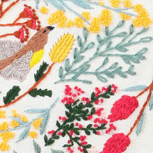 Charger l&#39;image dans la galerie, Morden Floral Tote Canvas Bag Hand Embroidery Kit
